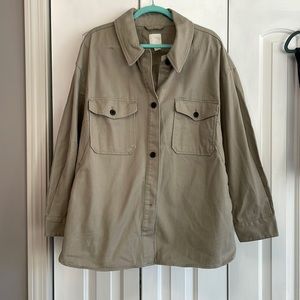 H&M shirt jacket with pockets